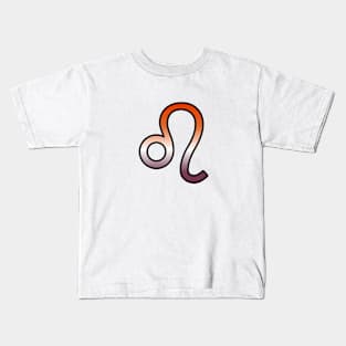 Leo Lesbian Pride Symbol Kids T-Shirt